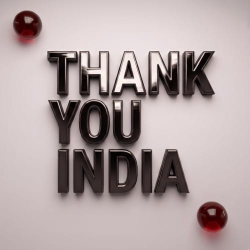 THANK YOU INDIA